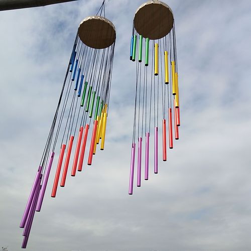 抖音铝片风铃立体效果