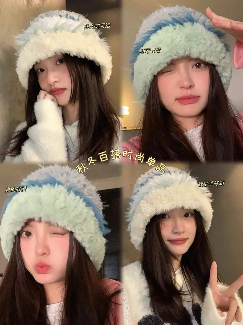 抖音帽子冻动耳朵视频