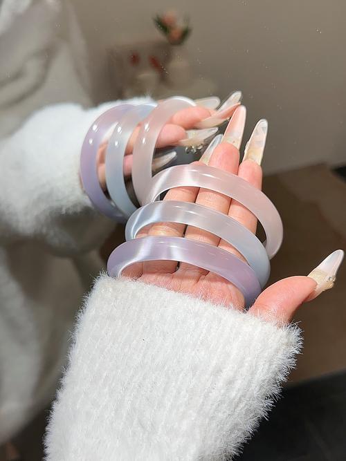 抖音上自制的树脂手镯