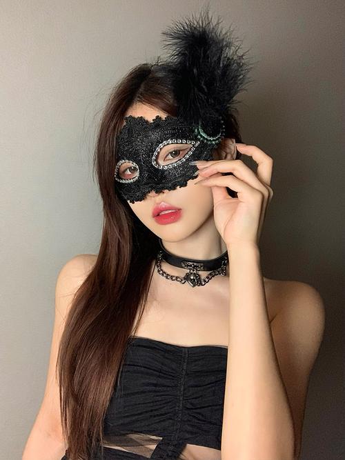 抖音眼罩蕾丝眼罩特效