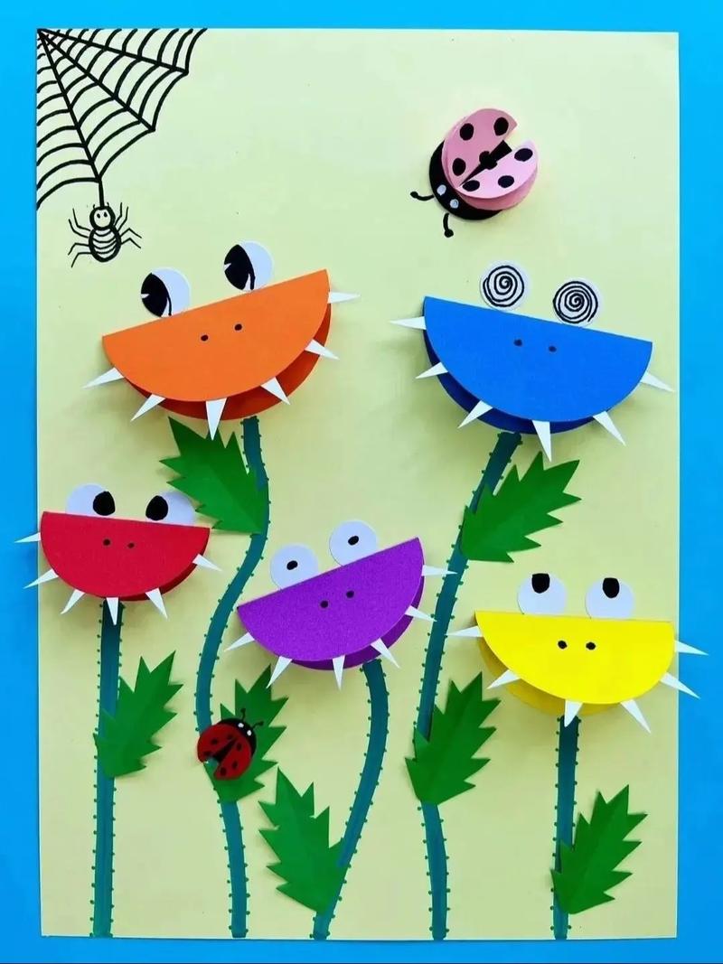 少儿创意美术图片抖音