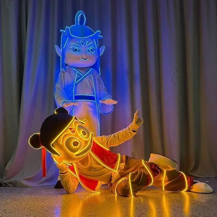 抖音led声控发光衣