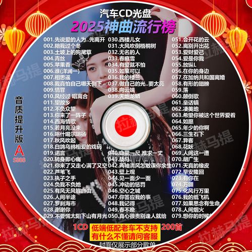 2025抖音歌曲cd