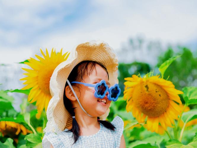 七彩向日葵娃娃抖音