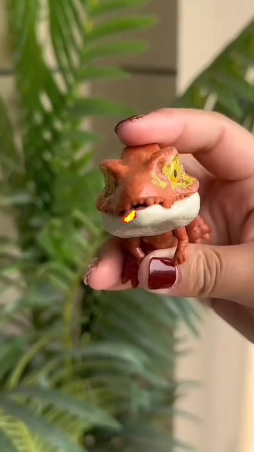 抖音中的三角龙宝宝