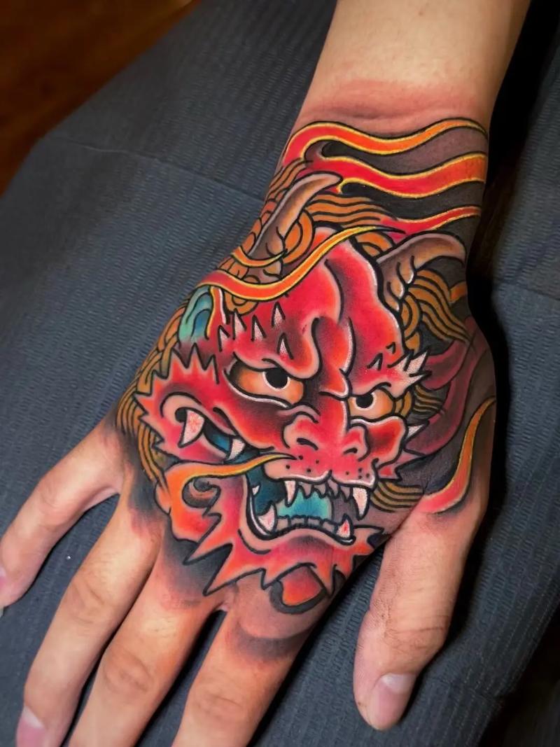 快手浪子天奇手背纹身