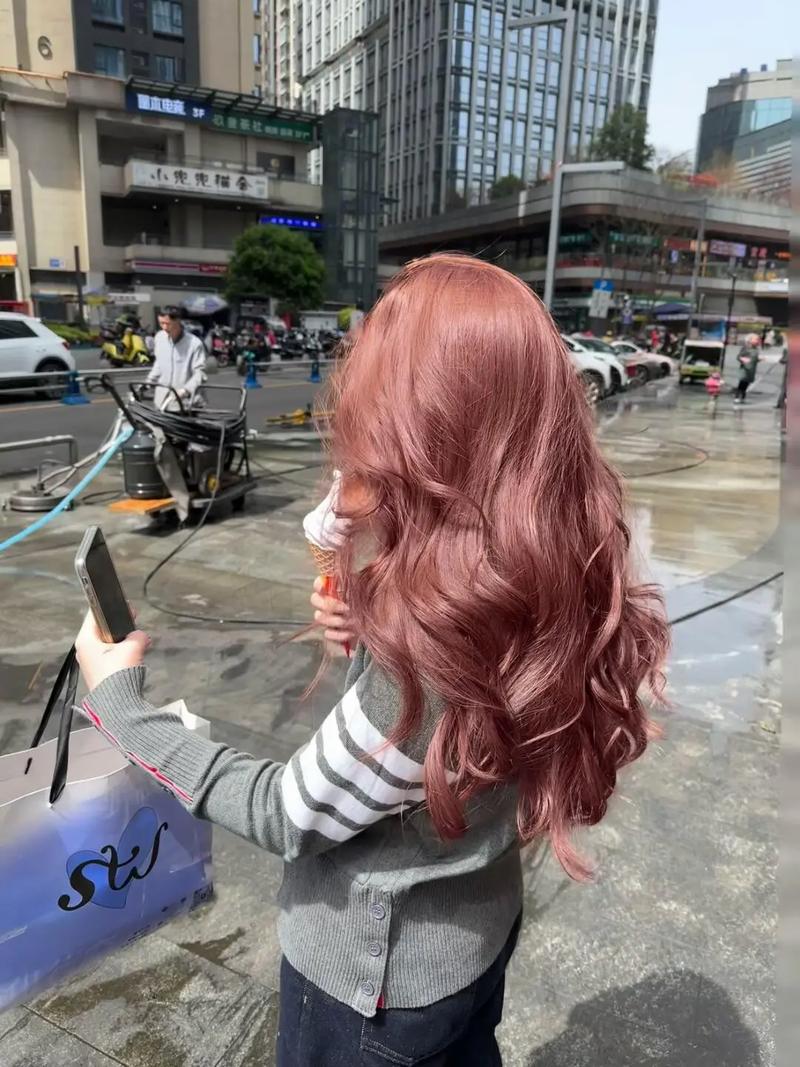 施华蔻粉玫甜棕抖音