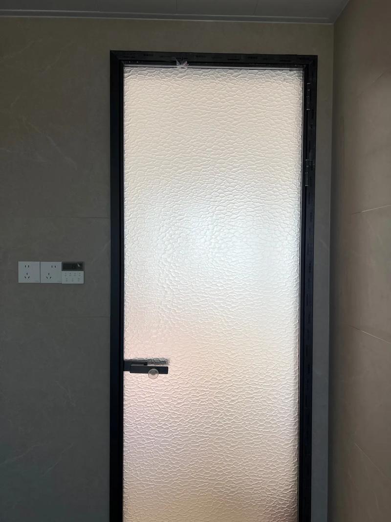 抖音上窄边框玻璃门