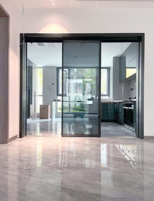 抖音上窄边框玻璃门