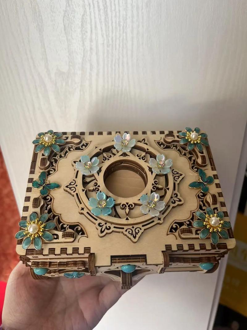 抖音木头做的首饰盒