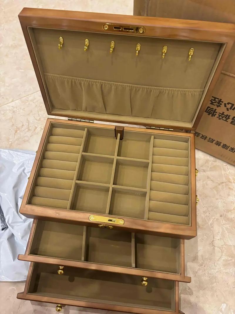 抖音木头做的首饰盒