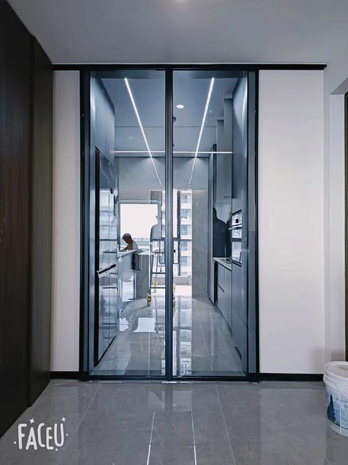 抖音最火厨房玻璃门