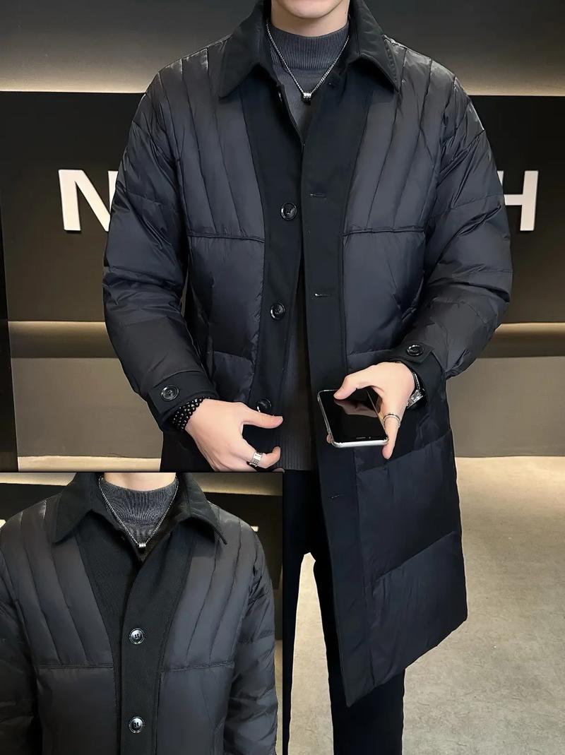 抖音男的牵着羽绒服