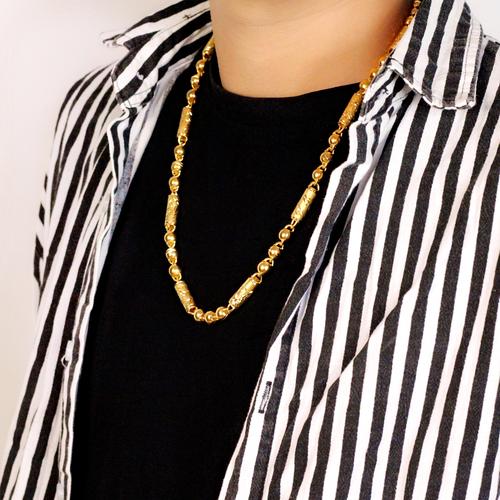 快手红人王老大金项链