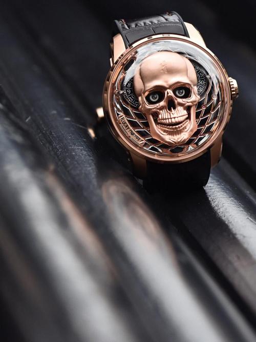抖音里的骷髅头手表