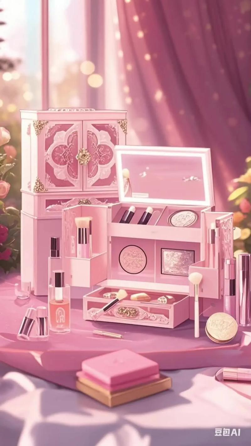 抖音上的化妆盒视频