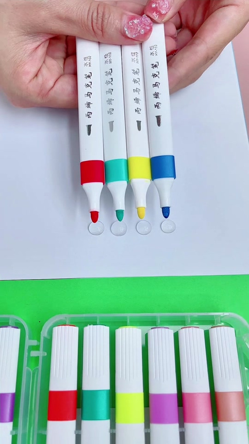 抖音里的水性马克笔
