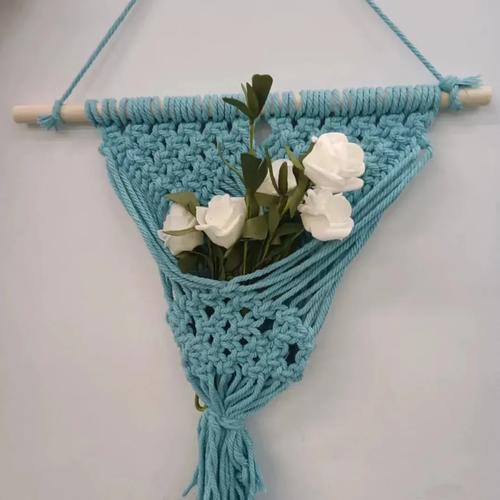 抖音一根绳子编网兜