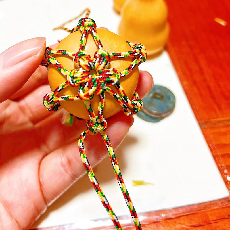 抖音一根绳子编网兜