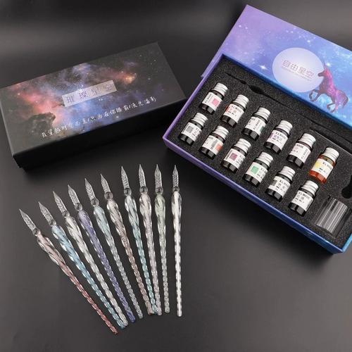 抖音网红玻璃水晶笔