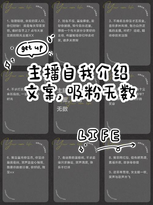 快手网红个人介绍图