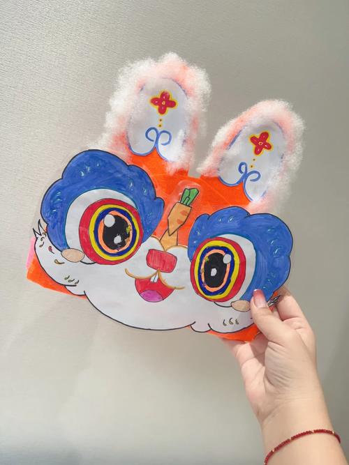 抖音网红兔子帽制作