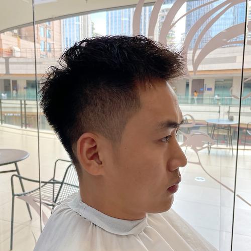 快手社会短发图片男