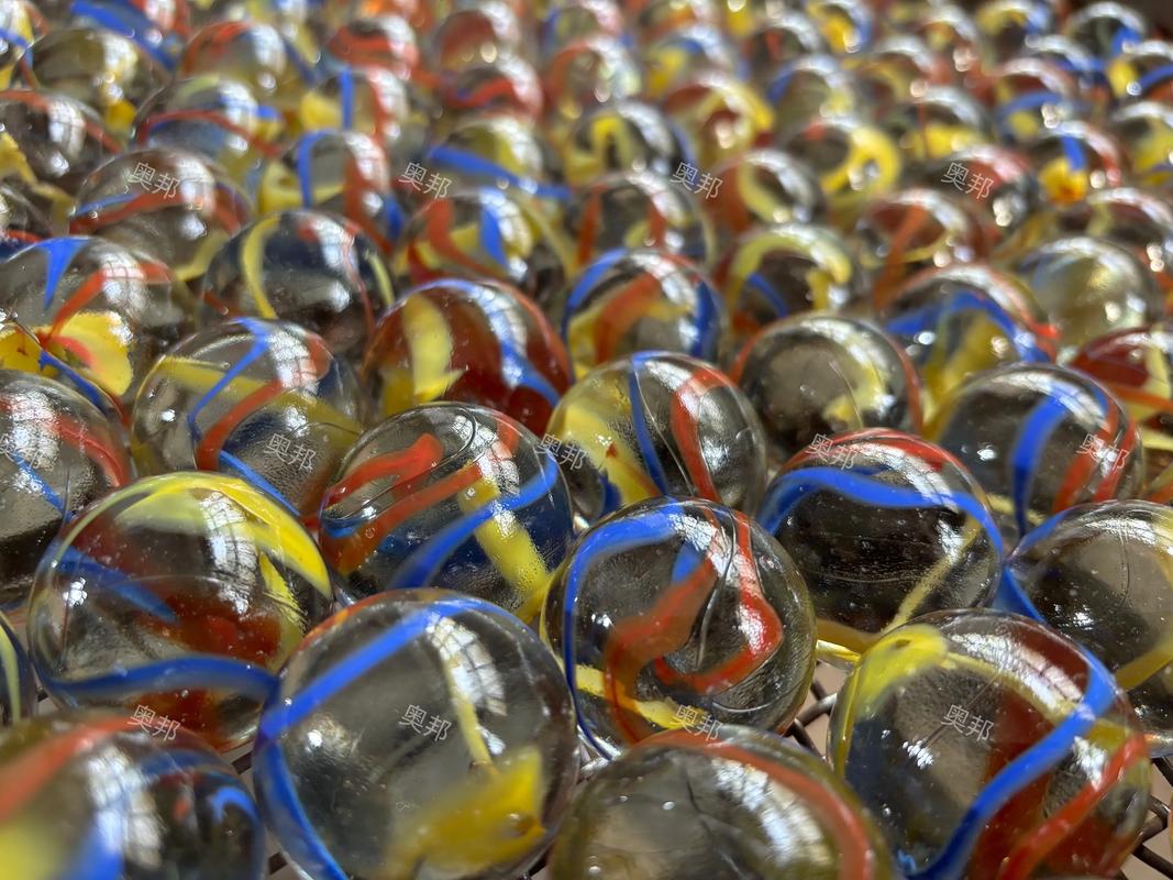 抖音纸盒玻璃球玩具