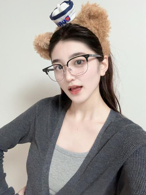 抖音装饰镜半框眼镜