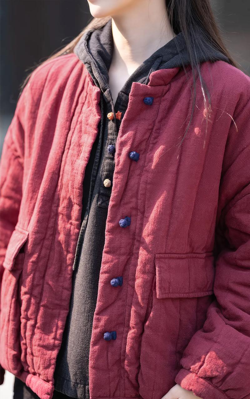 抖音同款棉衣女学生