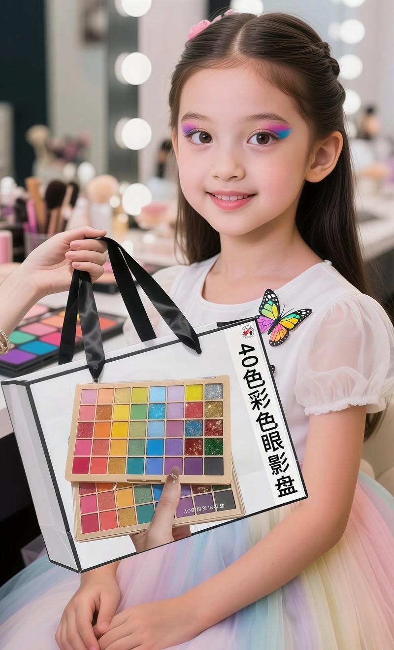 抖音里的多层眼影盘