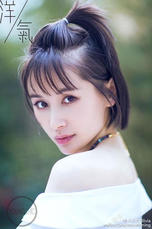 快手网红王子文头型