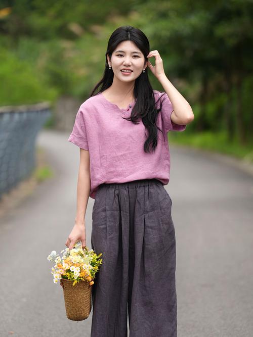 快手女棉麻服装批发