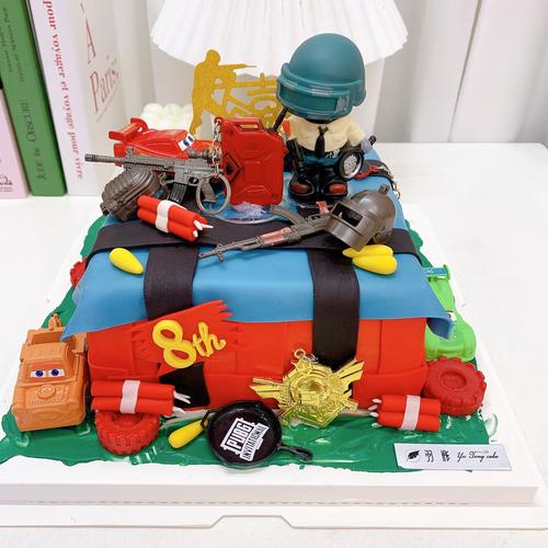 抖音生日蛋糕 吃鸡