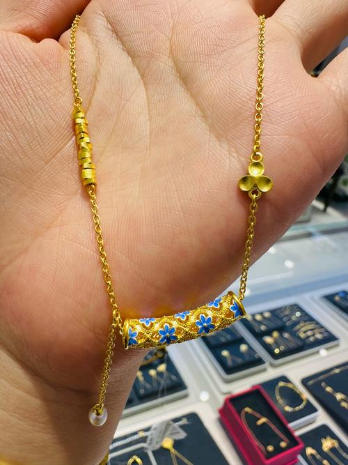 潮宏基抖音网红项链