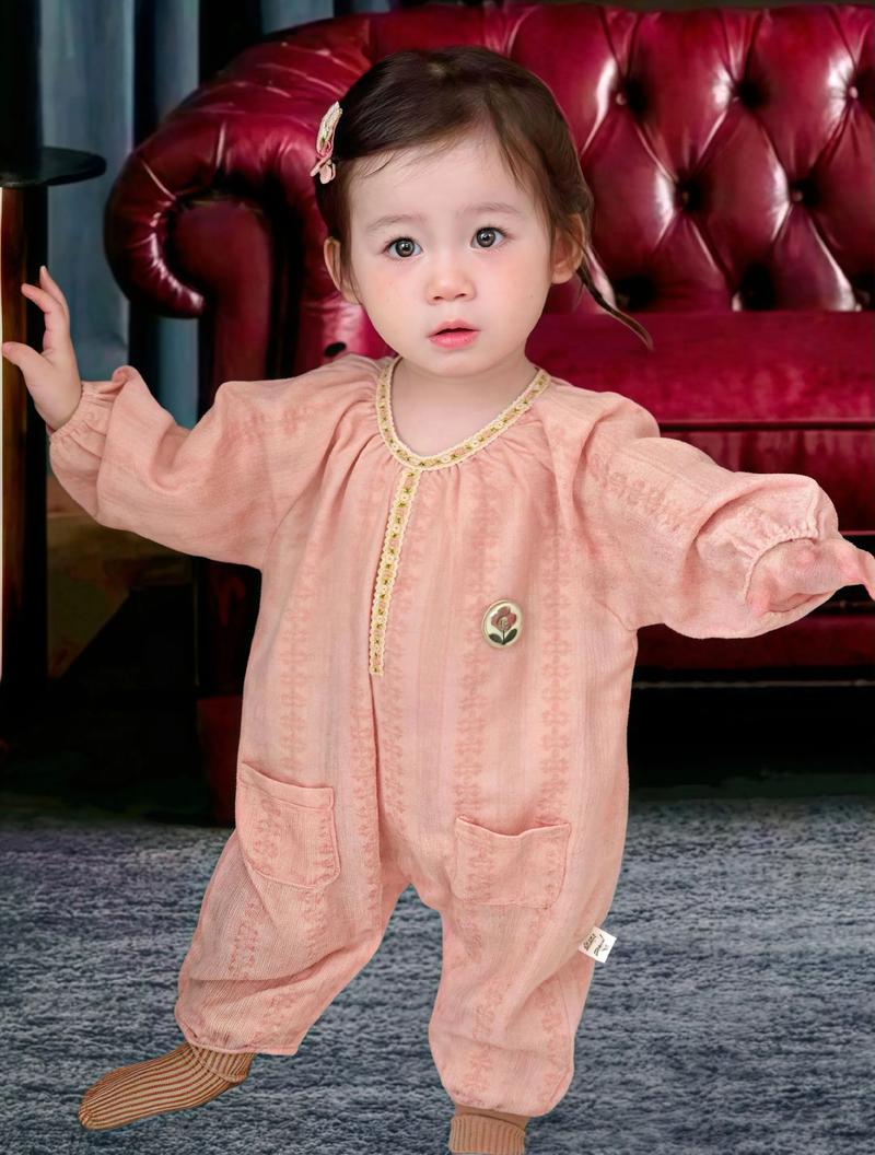 抖音宝宝连体裤短了